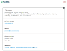 Tablet Screenshot of peerlinktac.org